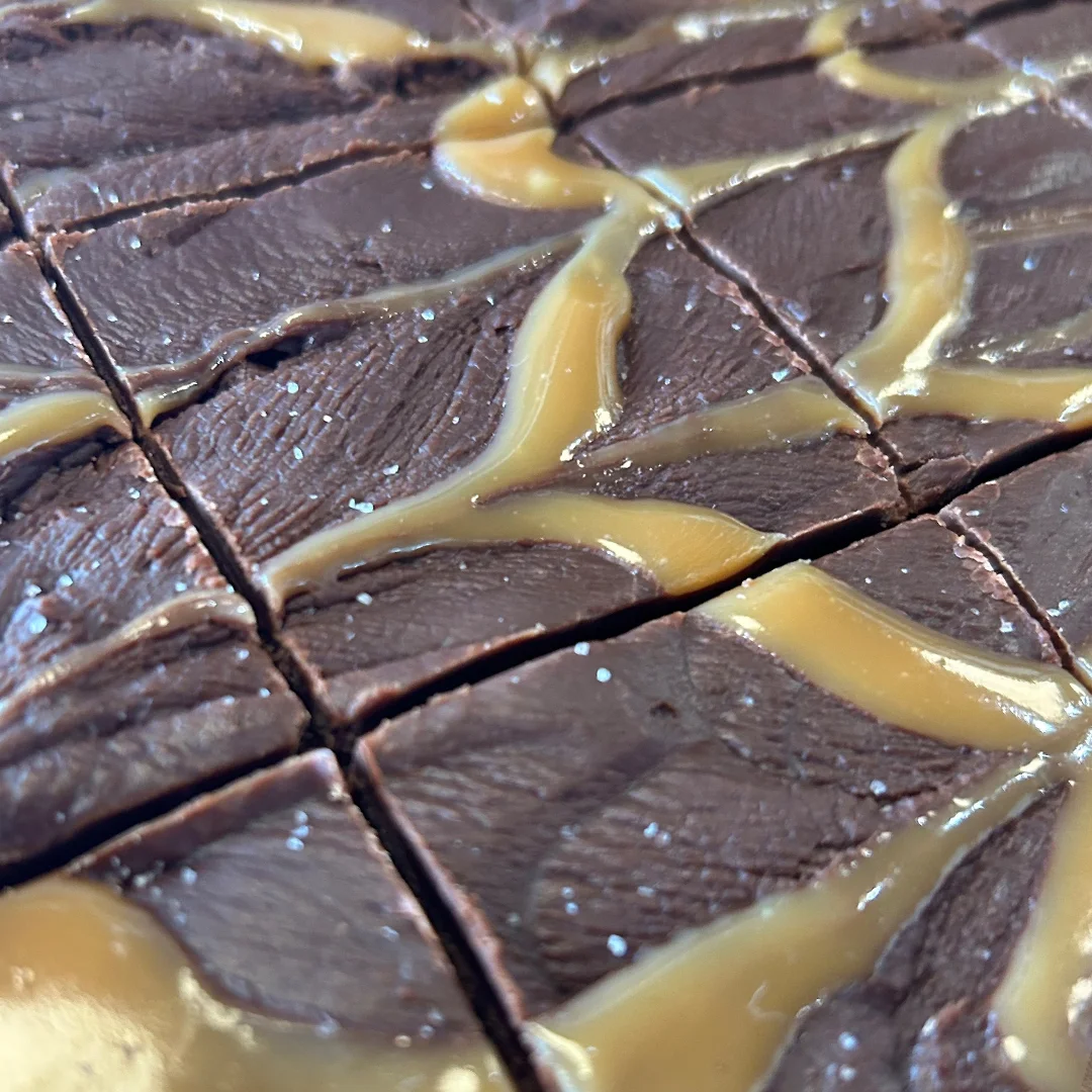 Dark Chocolate Caramel Sea Salt Fudge - Image 2